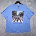 The Beatles Abby Road Shirt Mens 3Xl Blue Graphic Short Sleeve