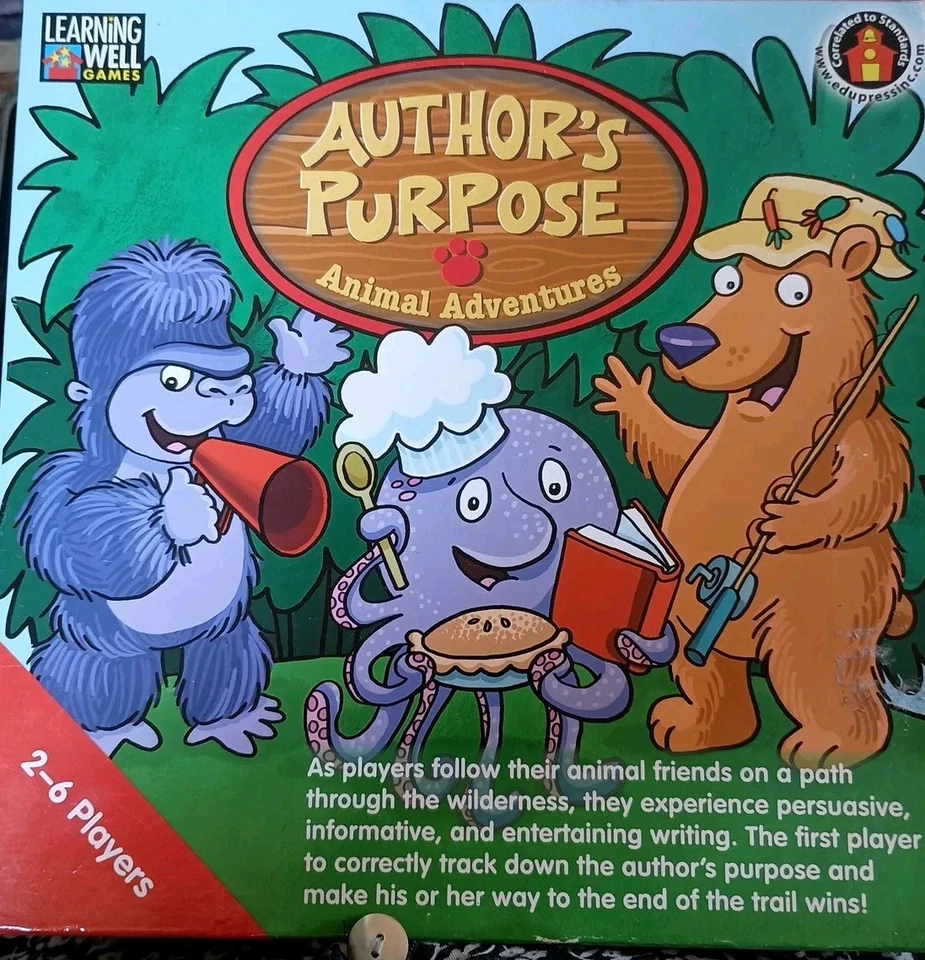 Learning Well Games Author’s Purpose Animal Adventures Educational R3 - Image 1 of 1