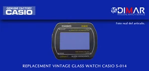 REPLACEMENT ORIGINAL WATCH GLASS CASIO S-014 NOS. - Imagen 1 de 1