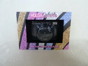 Holga Sparkle 135FC 35mm Black Film Camera with Flash - New In Box- Collectible - Picture 1 of 10