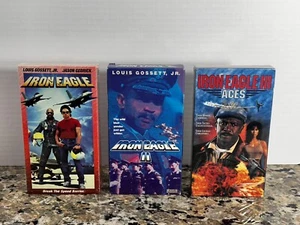 Iron Eagle VHS 1, 2, & 3 Louis Gossett Jr - Picture 1 of 6