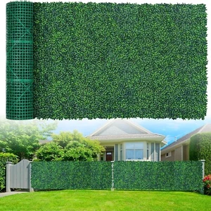 HEDGEY Artificial boxwood hedge screening- 1x3 metres roll - Picture 1 of 11