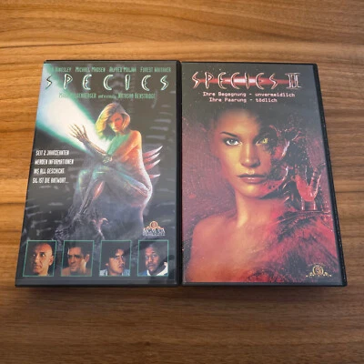 NATASHA HENSTRIDGE SPECIES 1+2 Filme VHS Video Kassette Konvolut Set Rarität OOP - Bild 1 von 4