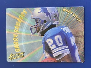 🏈 1994 Action Packed Football Warp Speed Insert Card #WS2 Barry SANDERS 🏈 - Picture 1 of 2