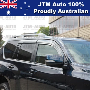 Best Weathershields Weather Shield Window Visor suit Toyota Prado 150 2009-2023 - Picture 1 of 6