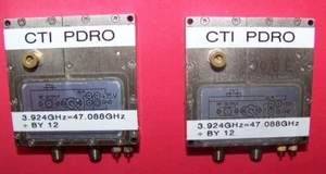Un oscillateur CTI PDRO 3,924 GHz = 47,088 GHz/12 avec en ref 109 MHz 16dBm ! - Photo 1/2