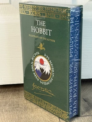 The Hobbit: Illustrated by the Author J. R. R. Tolkien Hardcover With Map NEW - Image 1 of 3
