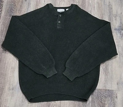 Vintage American Eagle Outfitters Sweater Mens Sz L Knit Fisherman 80s 90s Y2K - Image 1 of 4