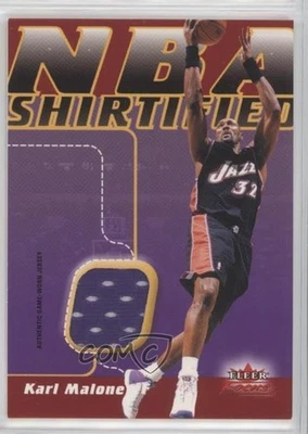 2003-04 Fleer Focus NBA Shirtified Jerseys Missing Serial Number Karl Malone HOF - Image 1 of 2