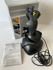 Thrustmaster USB Joystick Controller for PC MAC Flight Games Boxed Gaming Sim - Picture 1 of 14