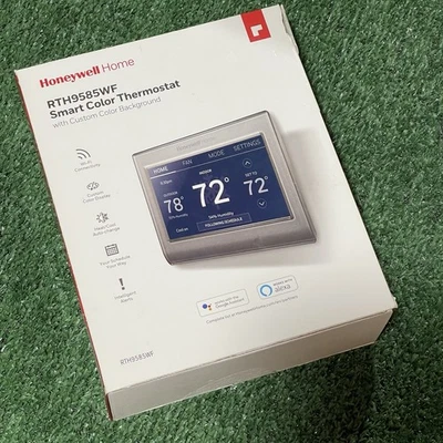 Honeywell Home RTH9585WF Smart Color Thermostat with Custom Color Background - Image 1 of 4