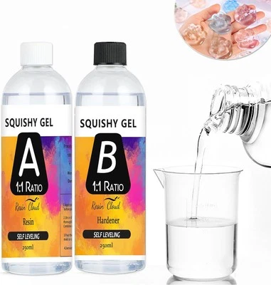 Flüssigsilikon für Squishy Maker, superweiche Gummiherstellung KLAR  - Bild 1 von 4