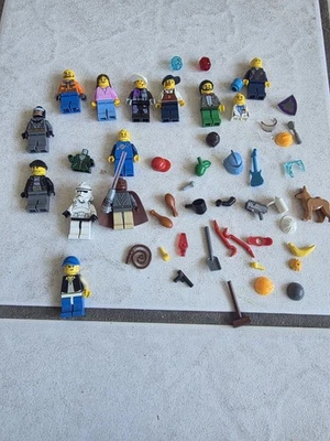 Лот минифигурок LEGO Mace Windu штурмовик Star Wars полиция Бэтмен разные детали - Изображение 1 из 4