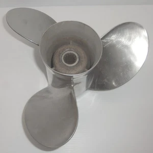 Michigan 3 Blade 13x19 Stainless Prop - No. SSO-519-II-C - 13 Tooth - Foto 1 di 13