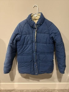 Vintage American Eagle Jacket Men L Eskimo 80s Goose Down Puffer Winter Ski Coat - Picture 1 of 9