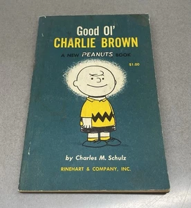 GOOD OL' CHARLIE BROWN original 1958 Rinehart Co softcover PEANUTS Vintage Book - Picture 1 of 9