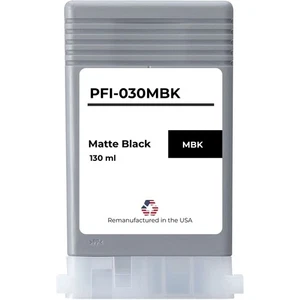 Compatible Ink Cartridge For Canon PFI-030 130ml Matte Black-USA - Picture 1 of 2