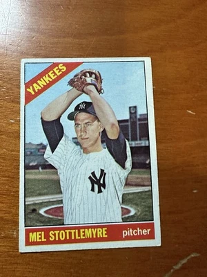 Mel Stottlemyre 1966 Topps #350 New York Yankees Ex - Image 1 of 2
