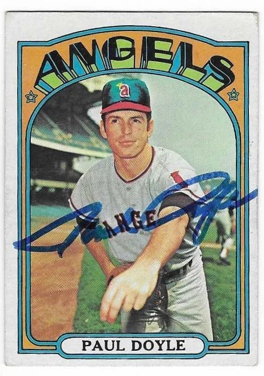 PAUL DOYLE 1972 TOPPS AUTOGRAPHED SIGNED # 629 CALIFORNIA ANGELS DECEASED - Image 1 of 1