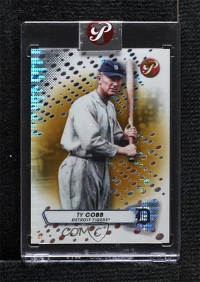 2023 Topps Pristine Gold Pristine Pulsar Refractor/50 Ty Cobb #223 Salón de la fama Foto 1 de 2