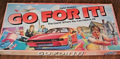  Go For It! Board Game 1985 Parker Brothers Vintage - 100% Complete Have it all! - Image 1 of 4