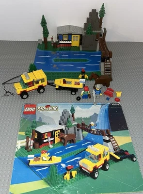 Lego 6552 Classic Town Rocky River Retreat Set Vintage Manual Minifigures - Photo 1/4