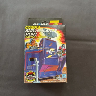 Hasbro Gi Joe Cobra 1986 vigilancia puerto estación de batalla sin usar sellado en caja original MT. Foto 1 de 4