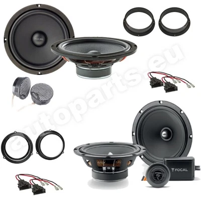 Set Speakers Focal ISU 200+ ASE 165 Front and Rear for Audi A4 2007-2015 - Image 1 of 4
