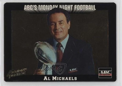 1993 Action Packed Monday Night Football Al Michaels #81 - Image 1 of 2