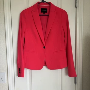 Blazer donna Banana Republic vestibilità classica bottoni rosa caldo - taglia 0 usato in ottime condizioni - Foto 1 di 8