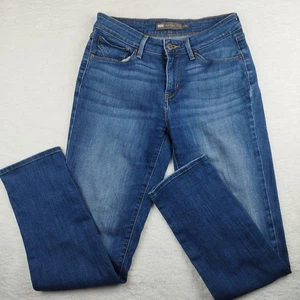 LEVI'S 'Demi Curve' Women Size 6/W28 L30, Mid Blue, Mid Rise, Slim, Faded Style, - Picture 1 of 19