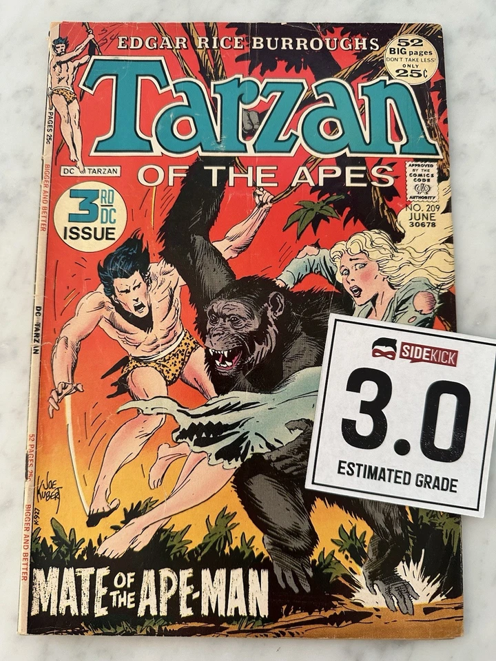 Tarzan #209 G/VG 3.0 - Buy 3 for Free Shipping! (DC, 1972) SB - Image 1 of 4