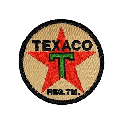 FABULOUS AND EXTREMELY RARE VINTAGE STYLE TEXACO EMBROIDERED IRON-ON PATCH... - Image 1 of 2