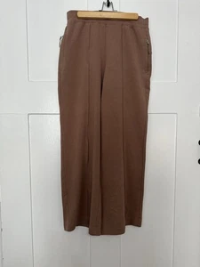 OLD NAVY HIGH WAISTED WIDE LEG POWERSOFT PANTS Medium Brown - Picture 1 of 9