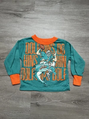 Camisa térmica vintage 1991 Miami Dolphins manga larga niños jóvenes Foto 1 de 4