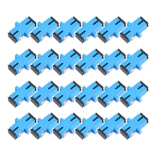 24 Pcs Fiber Optic Coupler Man Couplers and Adapters Cable Connector - Zdjęcie 1 z 12