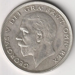 1936 GREAT BRITAIN CHOICE UNCIRCULATED SILVER HALF CROWN - Picture 1 of 2