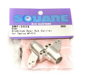 Square R/C Aluminum Rear Hub Carrier (for Tamiya MF-01X) Silver - Picture 1 of 1