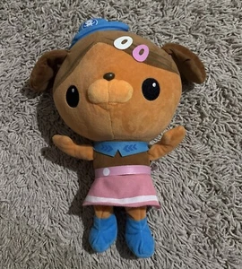 Octonauts Dashi Plush Stuffed Animal HOT  11” Pink Skirt Blue Hat Toy EXC COND - Picture 1 of 6