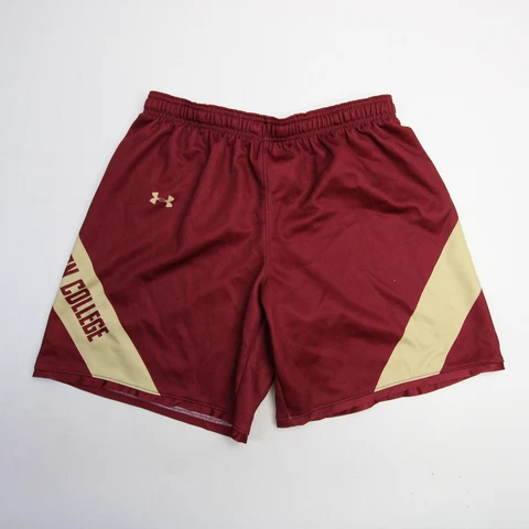 Boston College Eagles Under Armour Practice Shorts Women's Maroon/Gold Used Cover