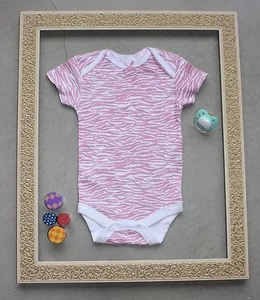 Body BABY CLUB Bebé Niña Rosa Cebra Moda - Algodón - Talla 3/6 Meses *NUEVO* - Imagen 1 de 1