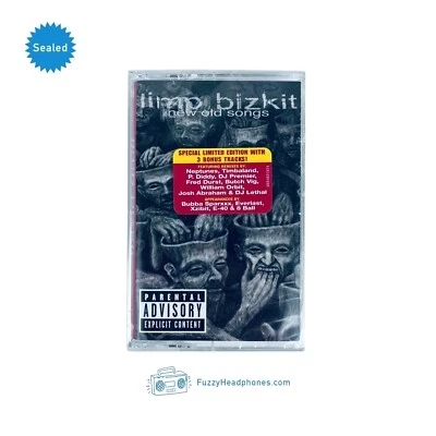 Limp Bizkit New Old Songs Cassette Tape (2001) US 1st w/Hype Rap Nu Metal SEALED - Image 1 of 4