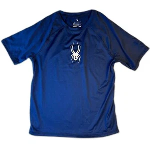 Spyder H2O Swim Surf Boys Shirt Sz M/M Royal Blue Swim/Surf Tee - Picture 1 of 7