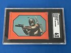 1983 Topps Star Wars Boba Fett Sticker #25 Return of the Jedi SGC 6 orange EX-MT