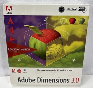 Adobe Dimensions 3.0 Education Version Academic ID Required Mac OS New Sealed - Picture 1 of 5