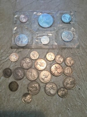 1987 CANADA Proof like Mint Set  74 GRAM Silver 19 Coin 1902-1950 Lot $3.50 FACE - Image 1 of 4