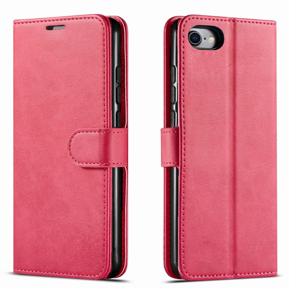 For iPhone SE 8 7 6S Plus 2020 Case Phone Cover Shockproof Wallet+Tempered Glass - Image 1 of 4