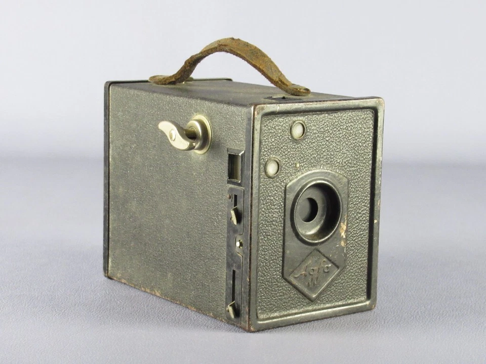 Antica macchina fotografica Agfa legno e metallo collezione epoca XX Sec. - Image 1 of 4