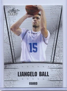 LIANGELO BALL 2018 LEAF DRAFT SILVER "1ST EVER PRINTED" HIGH SCHOOL ROOKIE CARD! - Picture 1 of 2