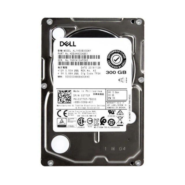 Dell 0377CF 2,5 Zoll 300GB Interne HDD